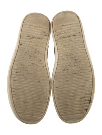 Rick Owens Canvas Wedge Sneakers