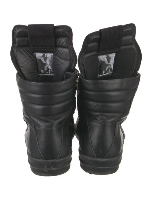 Rick Owens Leather Lace-Up Boots