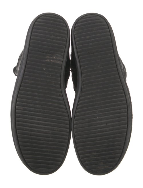 Rick Owens Leather Lace-Up Boots