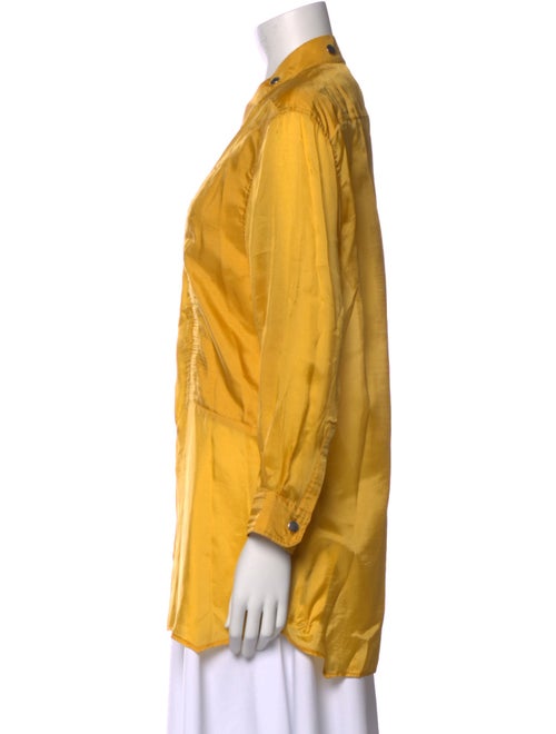 Rick Owens Long Sleeve Button-Up Top