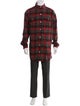 Rick Owens Drkshdw Plaid Print Trucker Jacket