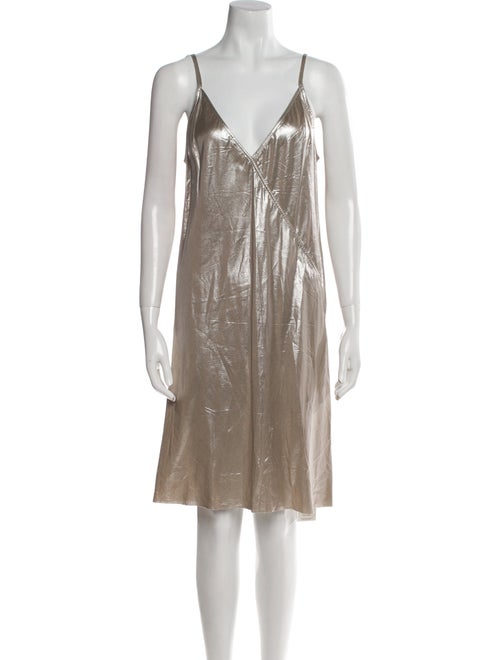 Rick Owens V-Neck Knee-Length Dress