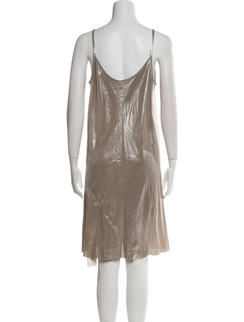 Rick Owens V-Neck Knee-Length Dress