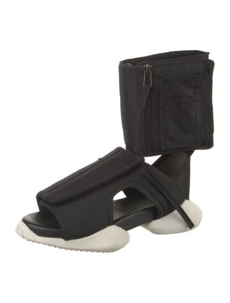 Rick Owens Nylon Wedge Sneakers
