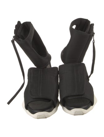 Rick Owens Nylon Wedge Sneakers