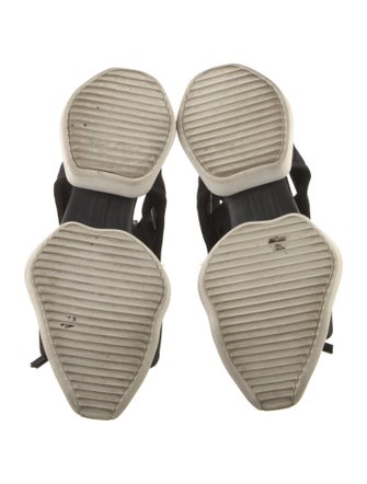 Rick Owens Nylon Wedge Sneakers