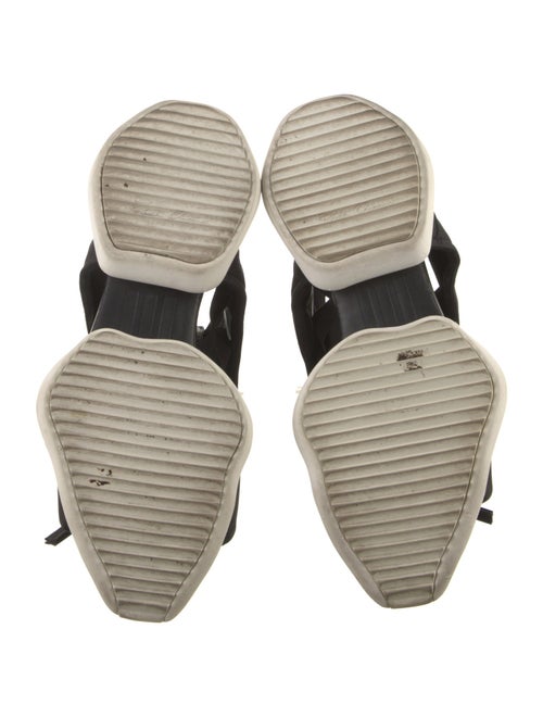 Rick Owens Nylon Wedge Sneakers