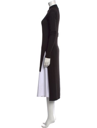 Rick Owens Virgin Wool Mock Neck Tunic