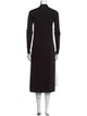 Rick Owens Virgin Wool Mock Neck Tunic
