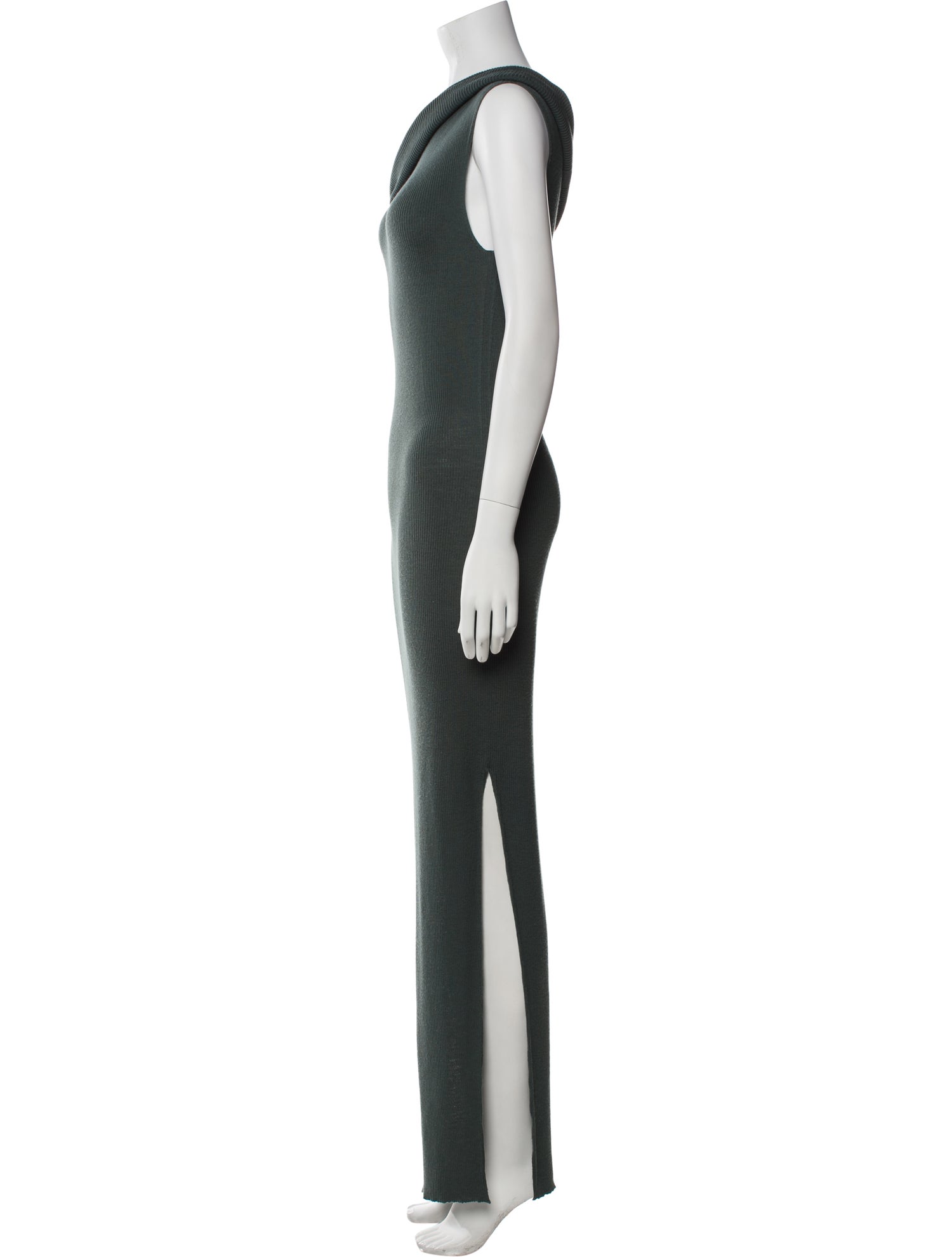 Rick Owens Virgin Wool Long Dress