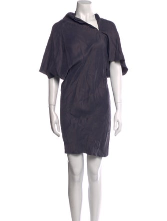 Rick Owens One-Shoulder Mini Dress