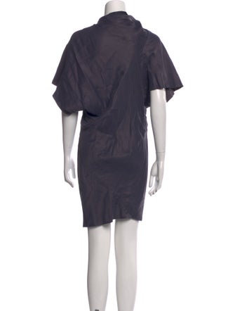Rick Owens One-Shoulder Mini Dress