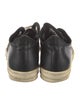 Rick Owens Leather Colorblock Pattern Sneakers