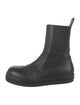 Rick Owens Leather Chelsea Boots