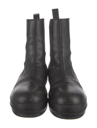 Rick Owens Leather Chelsea Boots