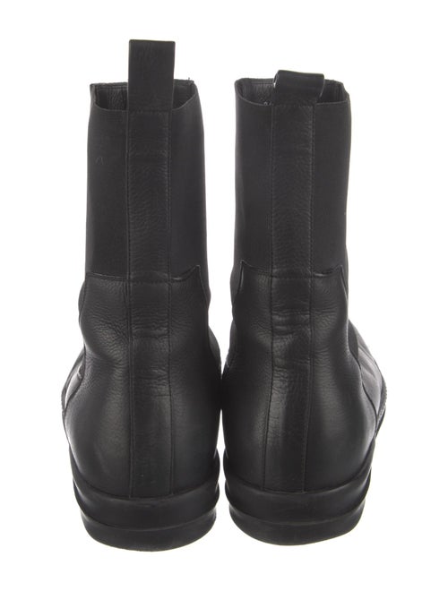 Rick Owens Leather Chelsea Boots