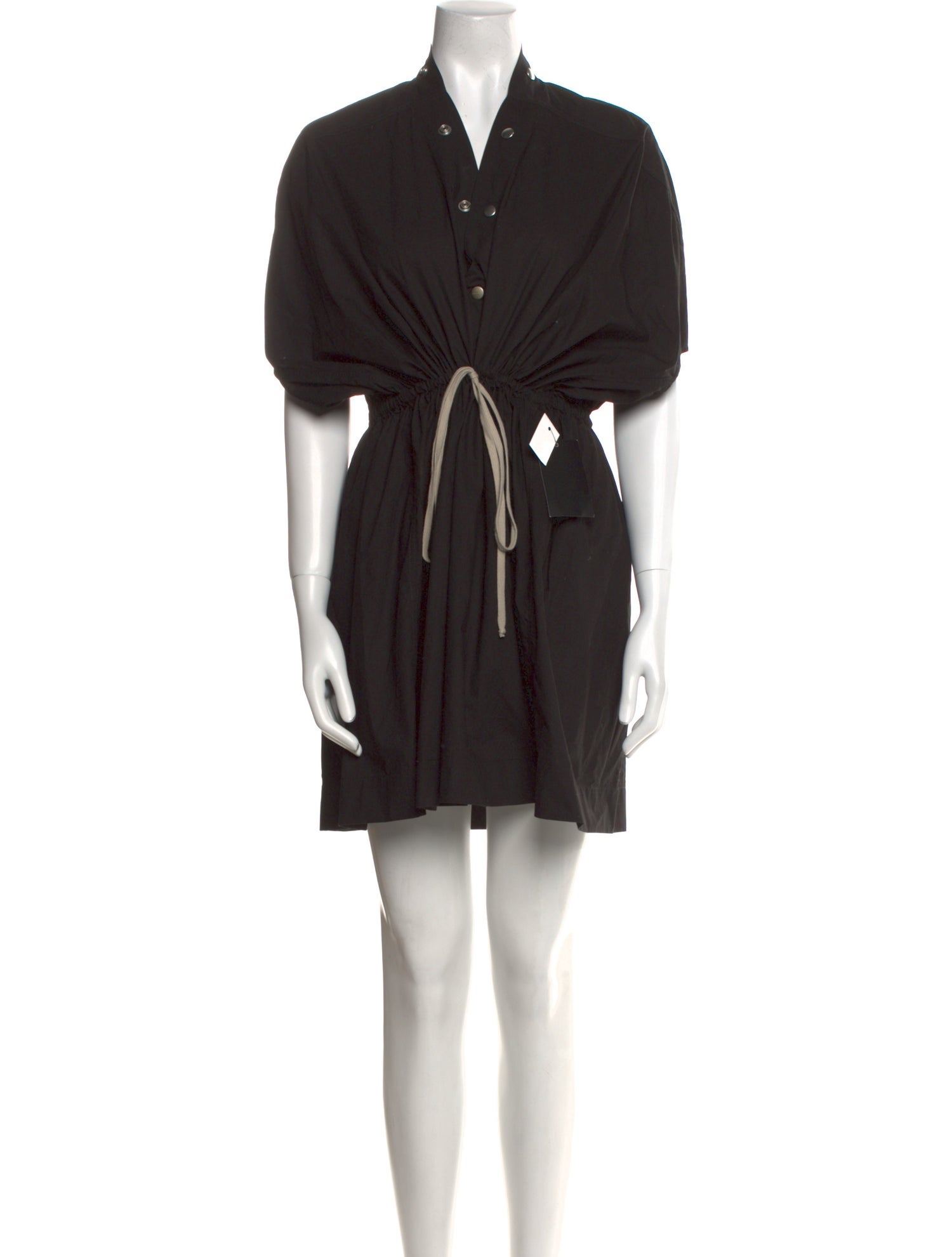 Rick Owens V-Neck Mini Dress w/ Tags