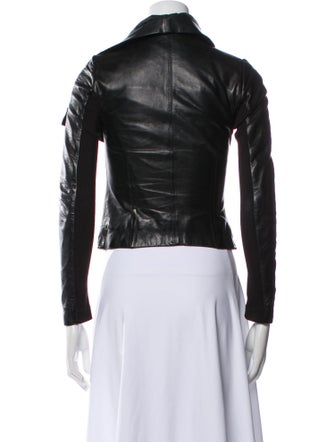 Rick Owens Leather Biker Jacket