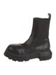 Rick Owens Leather Chelsea Boots