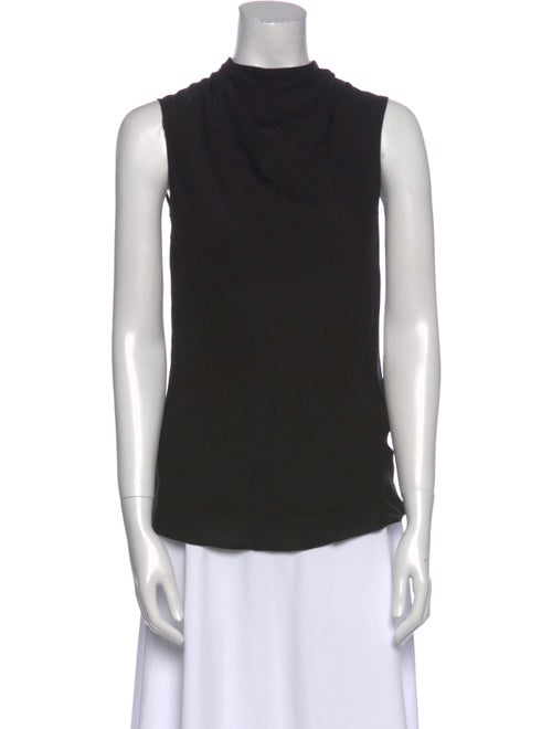 Rick Owens Silk Cowl Neck Top