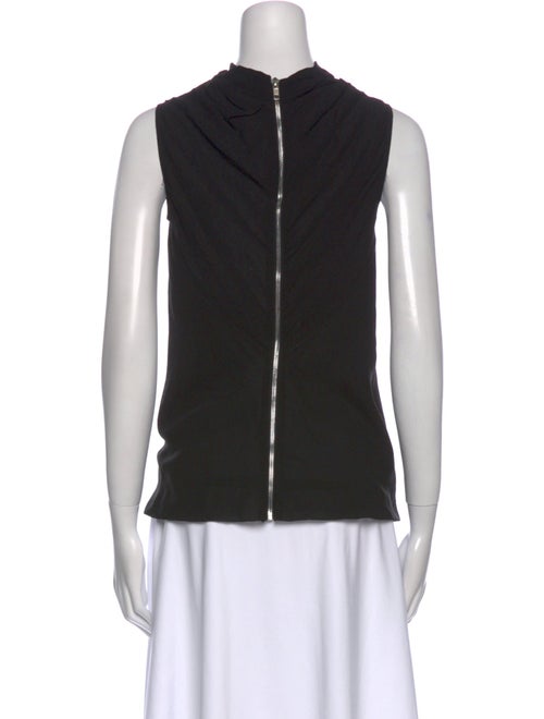 Rick Owens Silk Cowl Neck Top