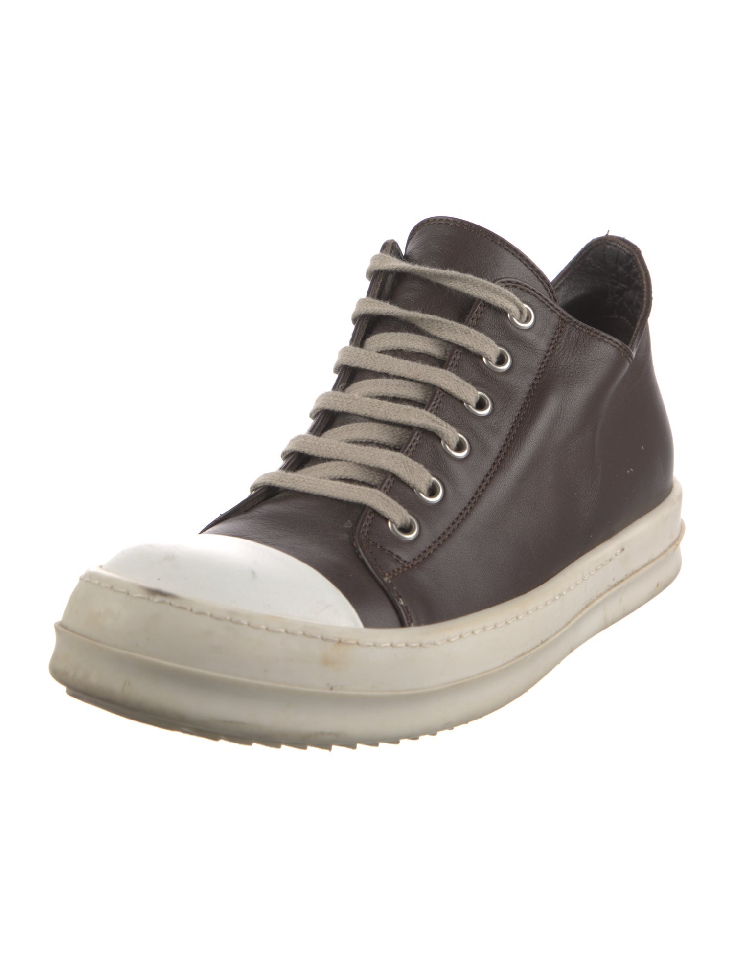 Rick Owens Leather Sneakers