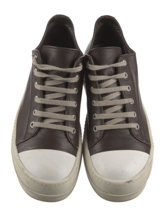 Rick Owens Leather Sneakers