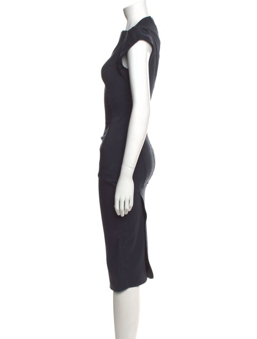 Rick Owens Virgin Wool Midi Length Dress