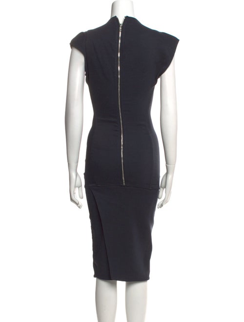 Rick Owens Virgin Wool Midi Length Dress