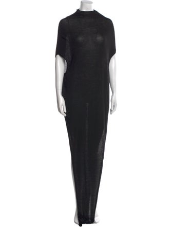 Rick Owens Wool Long Dress