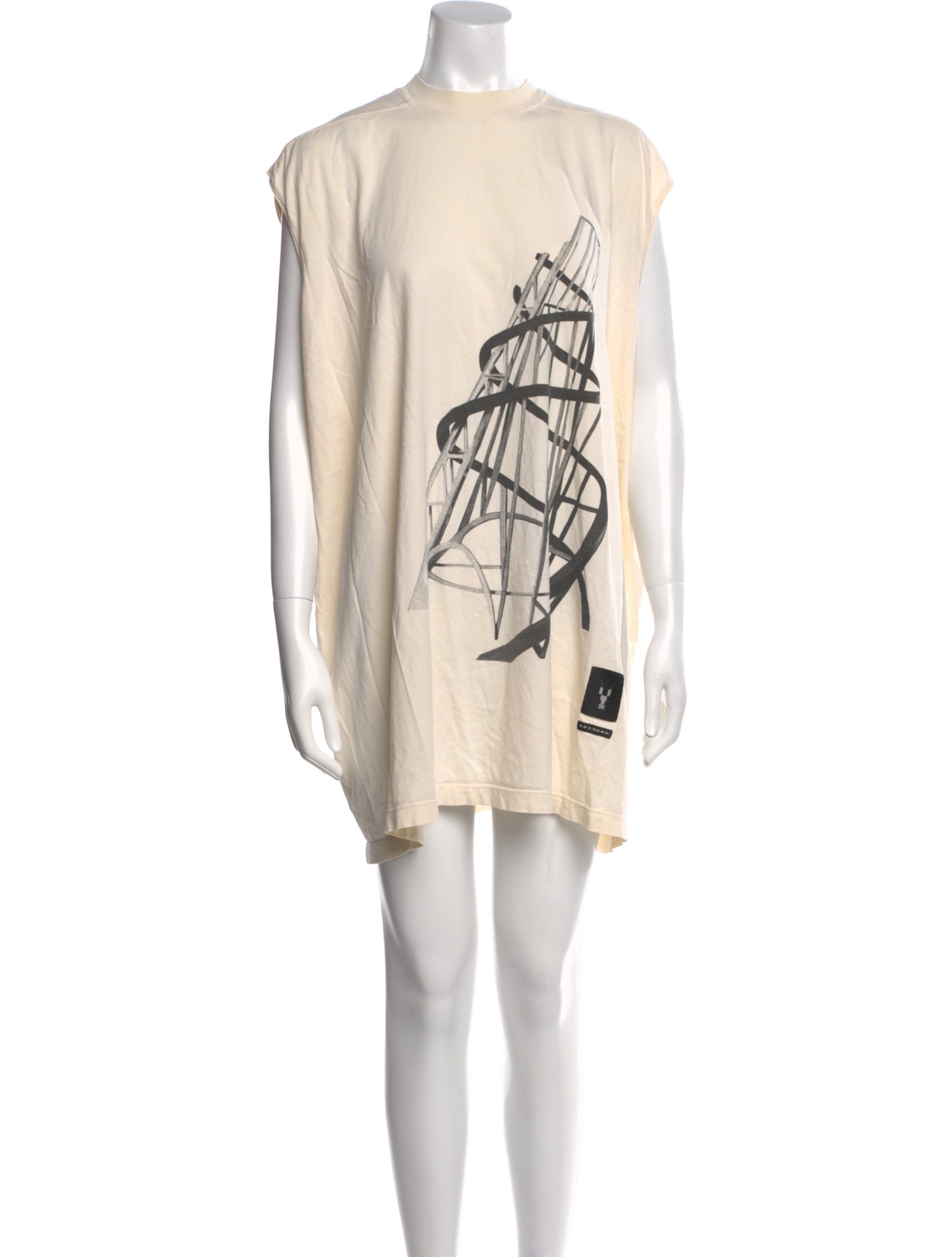 Rick Owens Printed Mini Dress