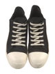 Rick Owens Leather Colorblock Pattern Sneakers