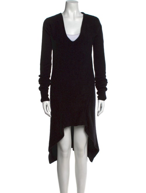 Rick Owens Cashmere Midi Length Dress