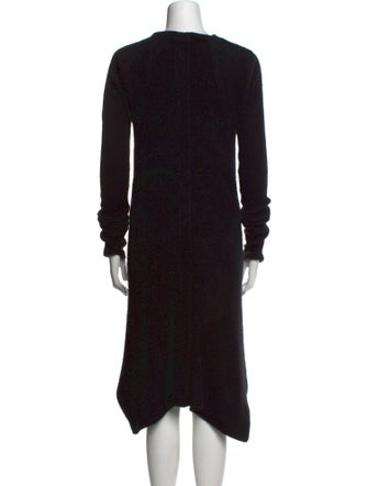 Rick Owens Cashmere Midi Length Dress