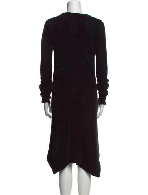 Rick Owens Cashmere Midi Length Dress