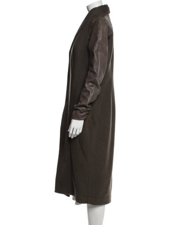 Rick Owens Cashmere Faux Fur Coat