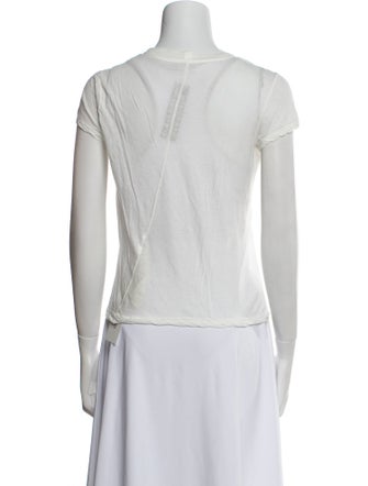 Rick Owens Crew Neck Short Sleeve T-Shirt