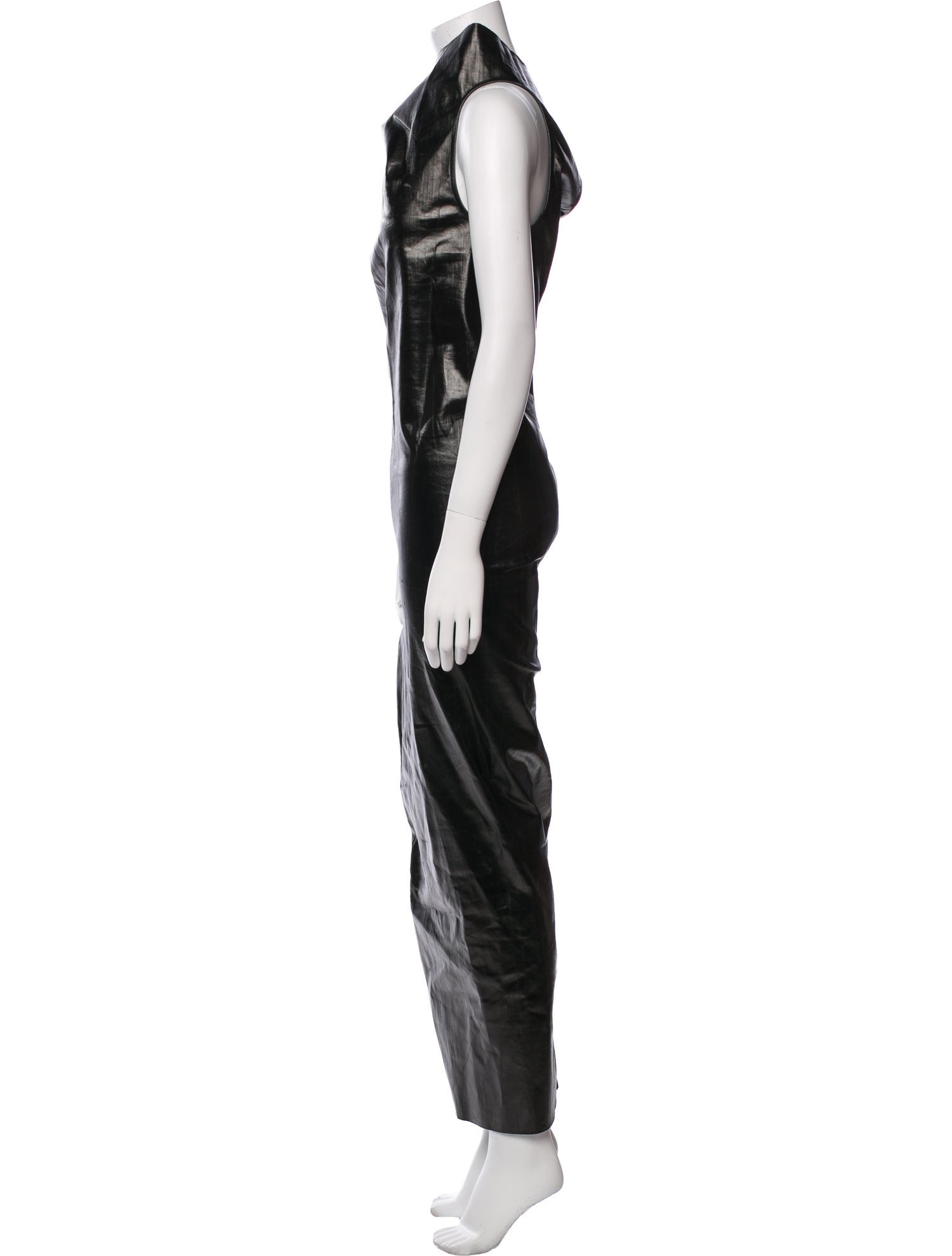 Rick Owens One-Shoulder Long Dress