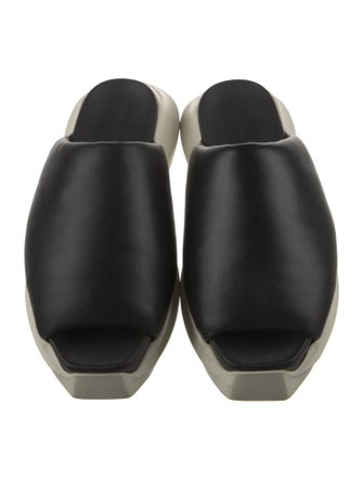 Rick Owens Leather Slides