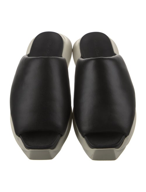 Rick Owens Leather Slides