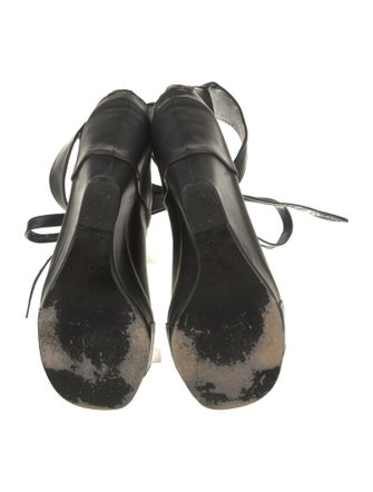 Rick Owens Leather Gladiator Sandals