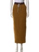 Rick Owens Virgin Wool Midi Length Skirt