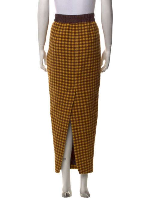 Rick Owens Virgin Wool Midi Length Skirt