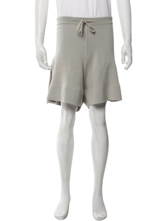 Rick Owens Virgin Wool Jogger Shorts