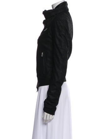 Rick Owens Leather Biker Jacket