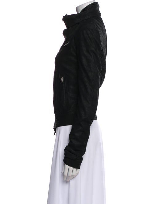 Rick Owens Leather Biker Jacket