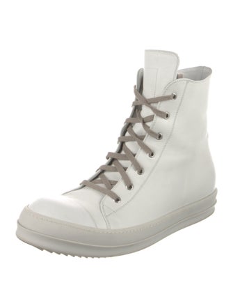 Rick Owens Leather Sneakers