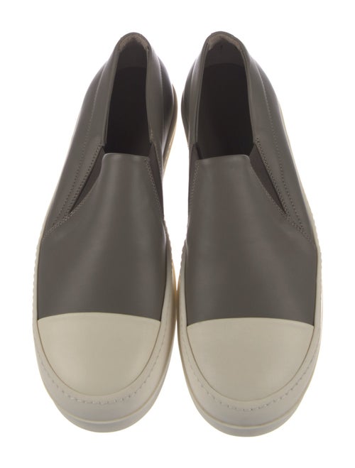 Rick Owens Leather Printed Sneakers