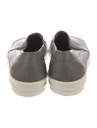 Rick Owens Leather Printed Sneakers