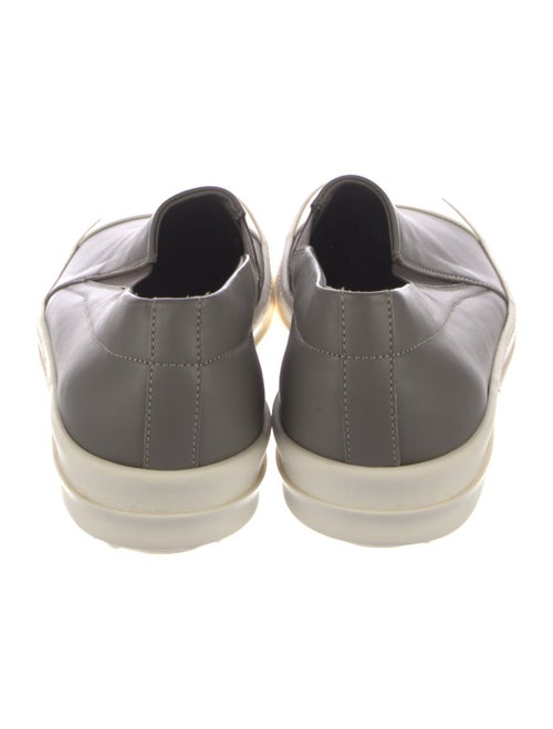 Rick Owens Leather Printed Sneakers